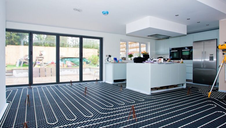 What is the maximum temperature for underfloor heating? 