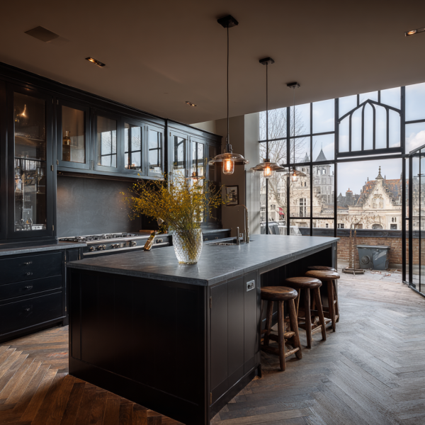 Black Kitchen Cabinets That Work in Both Small and Large Spaces